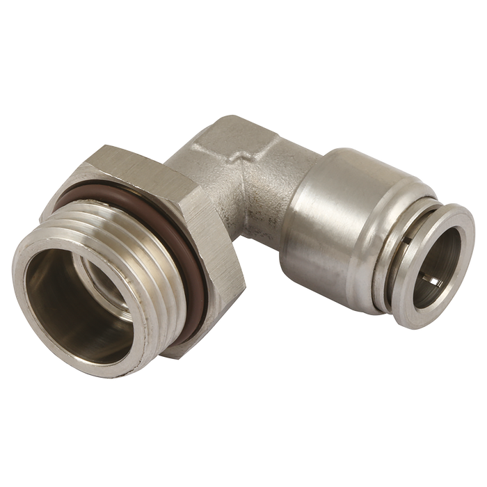 Kelm SSPL8-G02 - 8mm x 1/4 BSPP Male Elbow — FluidAirFittings