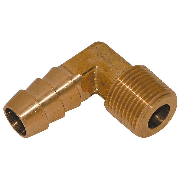 Male to Male Brass Elbow Air Fitting BSPT - Hose Factory