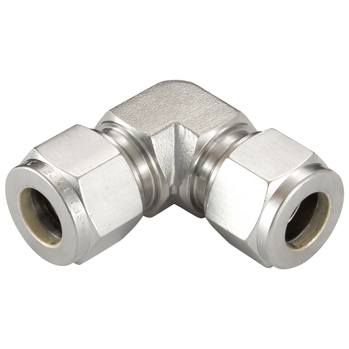 SS Union Equal Straight Connector Compression Double Ferrule OD Fitting  Stainless Steel 316.