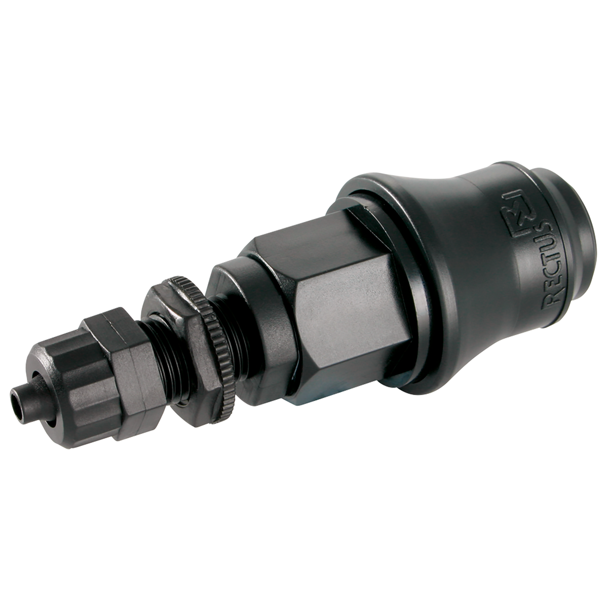 Parker Rectus Tema 21KBKS6DPX - 6 x 4mm Bulkhead H.C. Pom Socket ...