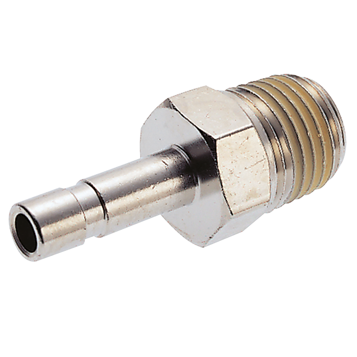 8Mm Od X 3/8" Bspt Straight Stem Adaptor