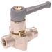 1/4"Bspf X 7Mm 12Mm Od Ball Valve 2/2 With Push-In