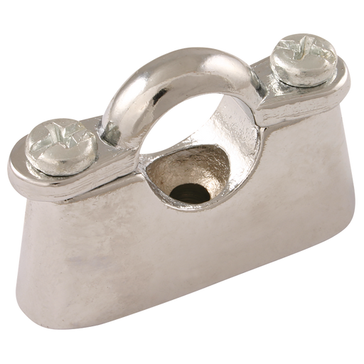 42Mm Od Hospital Pipe Clip Chrome Plate