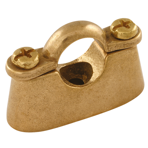 28Mm Od Hospital Pipe Clip Brass