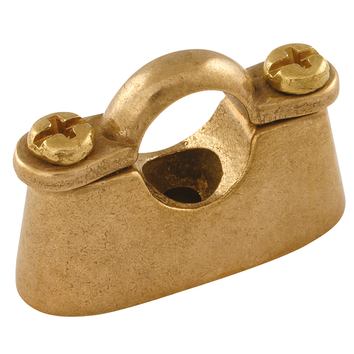 28Mm Od Hospital Pipe Clip Brass