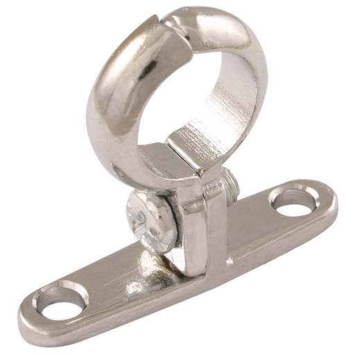 28Mm Od Pipe Clip Wall Mount Chrome