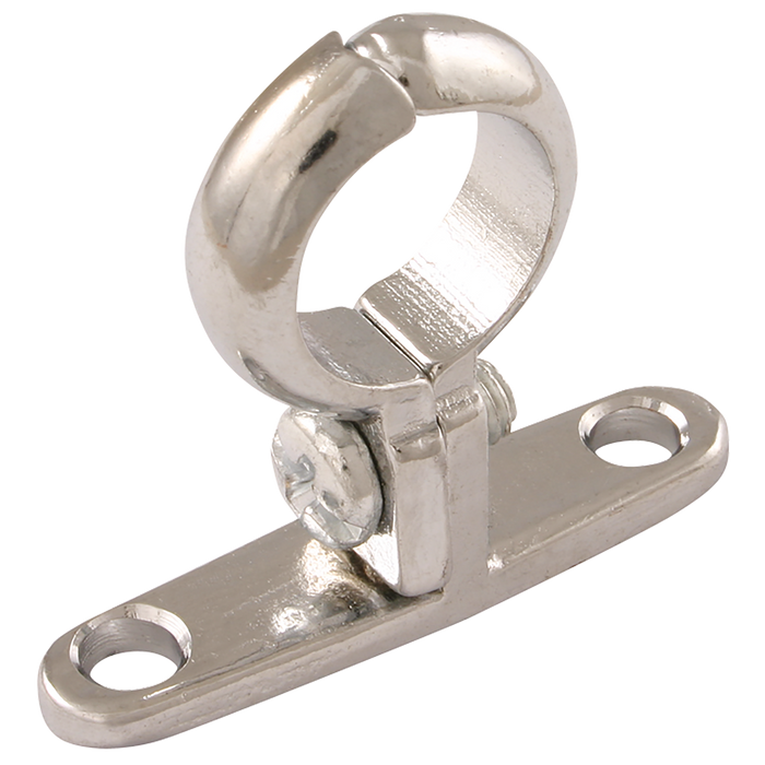 42Mm Od Pipe Clip Wall Mount Chrome