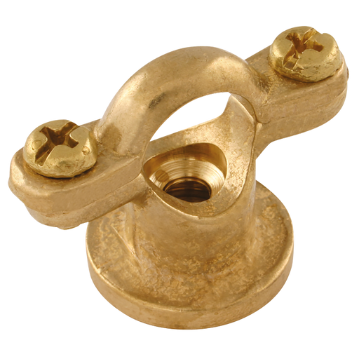 42Mm Od Dual Purpose Pipe Clip Brass