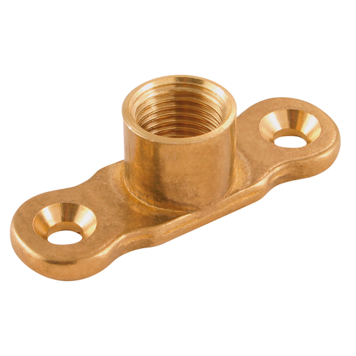 3/8" Bspp Female Back Plate Brass