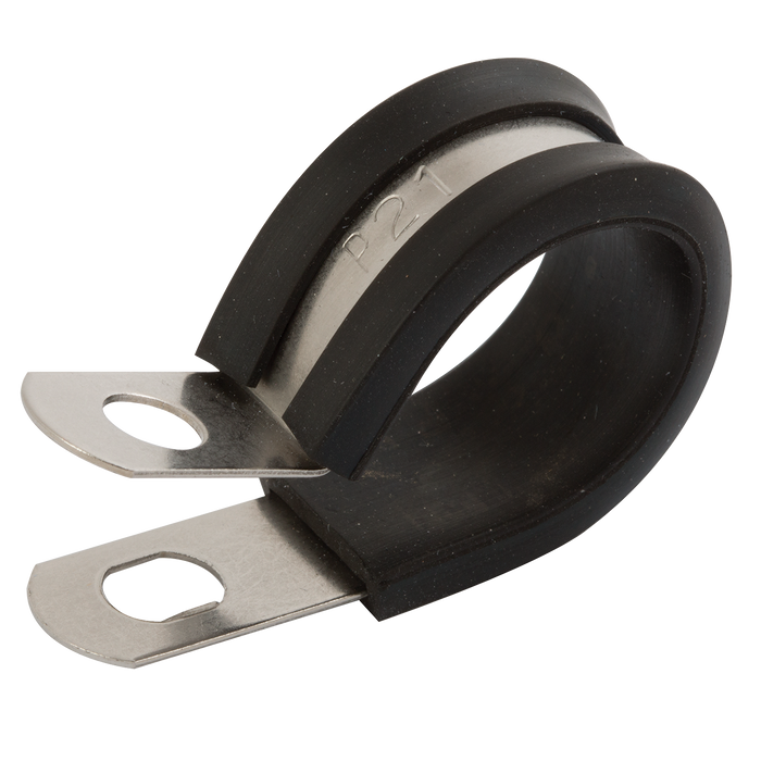 22Mm P Clip With Liner St/St 12.7Mm Band