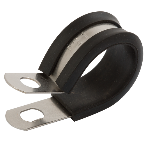 100 Mm Ss 'P' Clips Epdm Liner, Band Width 12.7Mm