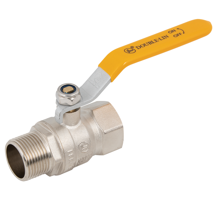 1"Bspm X 1"Bspf Gas App Brass Ball Valve