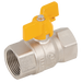 3/4"Bsp Brass Ball Valve Gas App Butterfly Handle