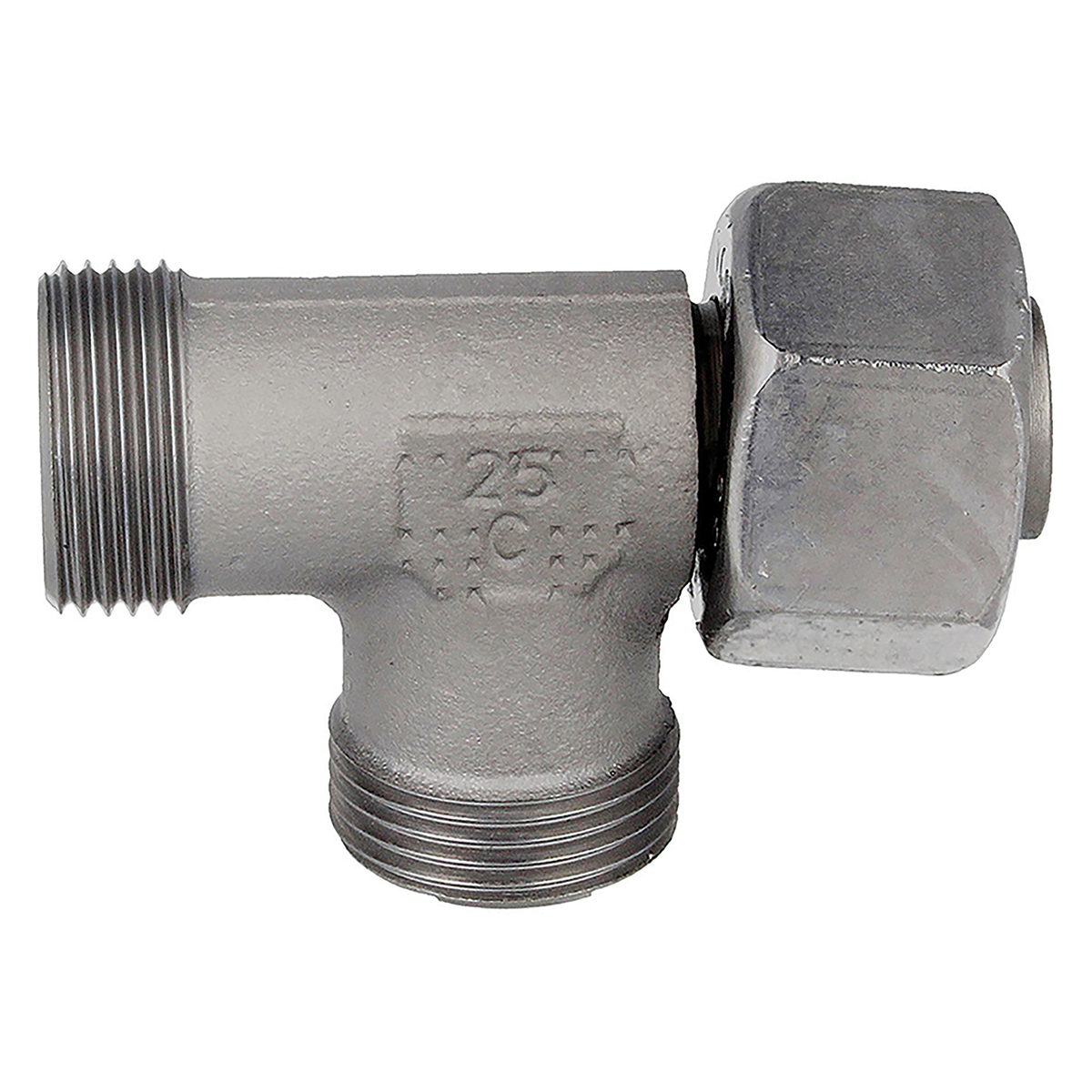 Voss 162232007 - Swivel T -on Run -(l) Ser Tube 15 — Fluidairfittings