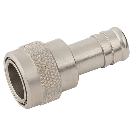 Rectus Nickel Plated 41KF Series Water Coupling Hosetail Interchanges with Rectus 27 and Cejn 417. | Hosetail (13mm - 1/2" i.d Hose) | 41KFTF13MPN