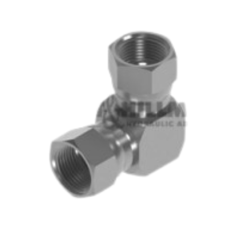 Burnett Hillman 90ºSwivel Compact Elbow | JIC Female (a) 1/2" | JIC Female (b) 1/2" | BUH-05076