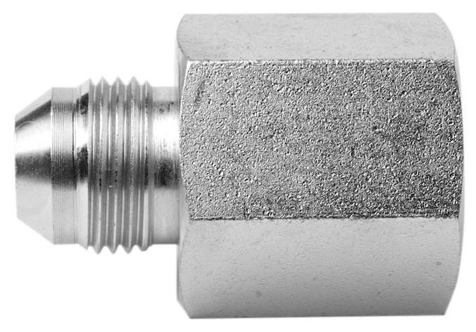 ITM Hydraulic Adaptors JIC  1/2"-20  Male x NPTF Fixed Female Extended 1/4" | 420-0504