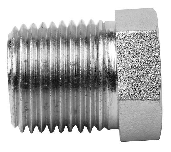 ITM Hydraulic BSPT 3/4" Male x NPTF Fixed Female Reducing Bush Zinc Plated 3/8" | 412-1206