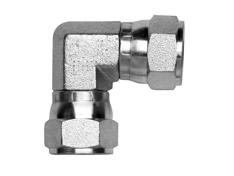 ITM Hydraulic JICSwivel Female x JICSwivel Female 90° Compact Elbow Zinc Plated   1.5/8"-12  | 627-20