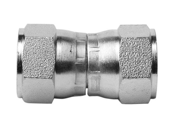 ITM Hydraulic BSPP 1/4" Female Swivel x JIC Female Swivel Zinc Plated  9/16"-18 | 302-0406