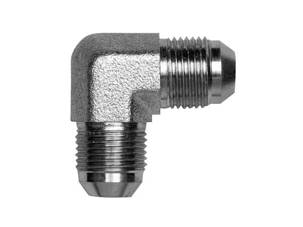 ITM Hydraulic JIC 7/8"-14 Male x JIC Male 90° Compact Elbow Zinc Plated   | 611-10