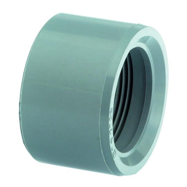 ABS Plain Female Threaded Reducing Bush | Tube NB 1" | Female BSPP 3/4" | ITM-110920403