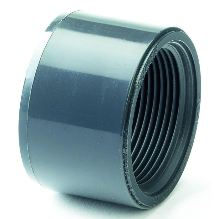 UPVC Plain Threaded Female Reducing Bush | Tube NB 3/4" | Female BSPP 1/2" | ITM-210920302