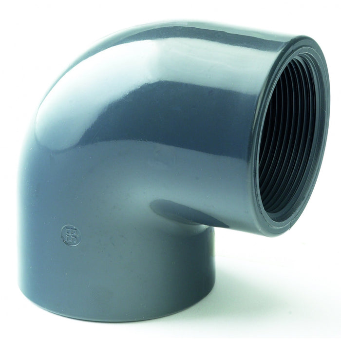 UPVC Imperial Threaded 90º Elbow | Female BSPP 3/4" | ITM-2103303