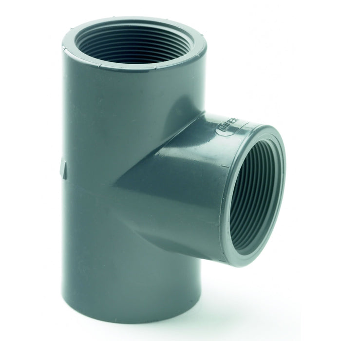 UPVC Imperial Threaded Equal Tee | Female BSPP 1.1/4" | ITM-2106305