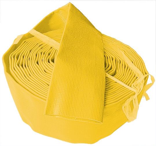 Medium Duty Layflat Hose Yellow | I/D 2"(52mm) | Length 10m | LFDH050/10Y