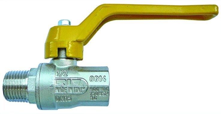 Cast Lever Handle Ball Valve Gas Approved Male BSPT - Female BSPP | Size 3/4" | VLMFG12