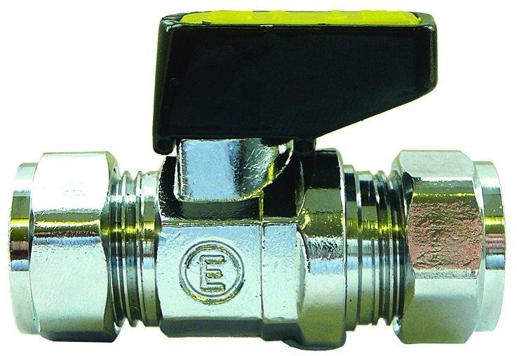 Aignep Mini Ball Valve Compression Ends Gas Approved | Tube O/D 12(mm) | 6450/12