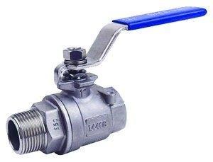 Stainless Steel Two Piece Lever Ball Valve Male/Female | 1/4" | BE6240-06