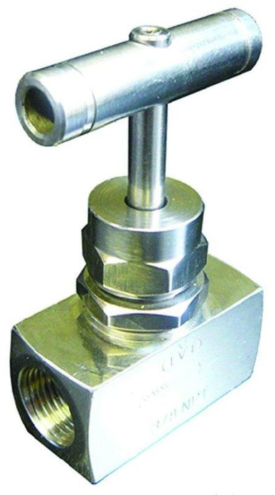 Stainless Steel Needle Valve - BSPP - Tee Handle. | 1/4" | SSVNE06